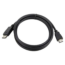 Кабель Atcom HDMI-DisplayPort, 1.8 м., Черный