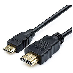 Кабель Atcom HDMI-miniHDMI, 2.0 м., Черный