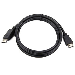 Кабель Cablexpert DisplayPort-HDMI, 3.0 м., Чорний