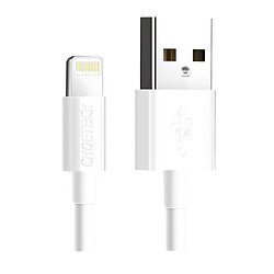 USB кабель Choetech IP0026-WH Apple iPhone SE 2022 / iPhone 14 Pro Max / iPhone 14 Plus / iPhone 14 Pro / iPhone 14 / iPhone 13 Pro / iPhone 13 Mini / iPhone 13 / iPhone 13 Pro Max / iPhone 12 Mini / iPhone 12 Pro Max, Lightning, 1.2 м., Белый
