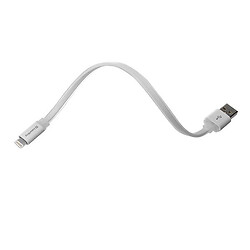 USB кабель ColorWay CW-CBUM-LM25W Apple iPhone SE 2022 / iPhone 14 Pro Max / iPhone 14 Plus / iPhone 14 Pro / iPhone 14 / iPhone 13 Pro / iPhone 13 Mini / iPhone 13 / iPhone 13 Pro Max / iPhone 12 Mini / iPhone 12 Pro Max, Lightning, 0.25 м., Білий
