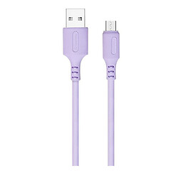 USB кабель ColorWay CW-CBUM044-PU, MicroUSB, 1.0 м., Фиолетовый