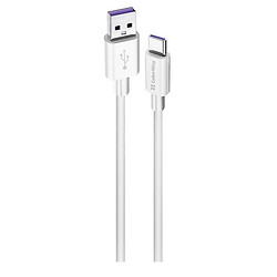 USB кабель ColorWay CW-CBUC019-WH, Type-C, 1.0 м., Белый