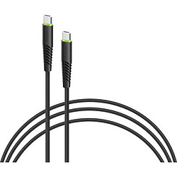 USB кабель Intaleo CBFLEXTT0, Type-C, 0.2 м., Чорний