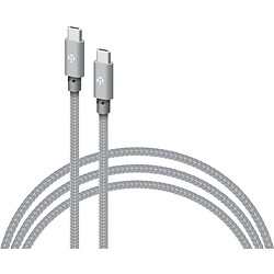 USB кабель Intaleo CBGNYTT1, Type-C, 1.0 м., Сірий