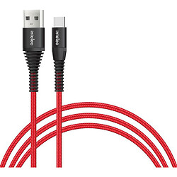 USB кабель Intaleo CBRNYT1, Type-C, 1.2 м., Червоний