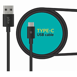 USB кабель Piko CB-UT12, Type-C, 2.0 м., Чорний
