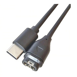USB кабель SK Garmin Vivoactive 3 / Vivoactive 3 Music / Vivoactive 4 / Vivoactive 4S Active / Vivoactive ActiveS Vivosport, 1.0 м., Чорний