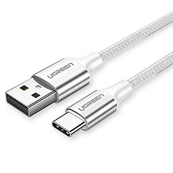 USB кабель Ugreen US288, Type-C, 1.0 м., Білий