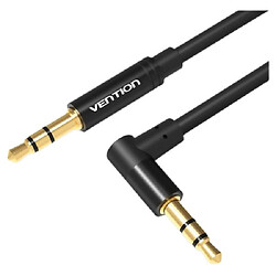 AUX кабель Vention BAKBD-T, 0.5 м., 3.5 мм., Черный