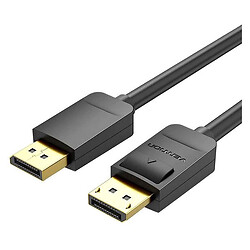 Кабель Vention DisplayPort-DisplayPort HCABH, 2.0 м., Чорний