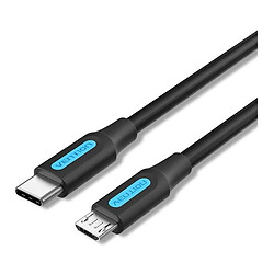 USB кабель Vention COVBF, MicroUSB, 1.0 м., Чорний