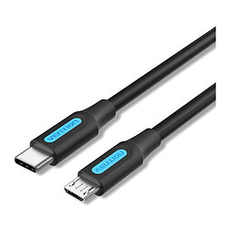 USB кабель Vention COVBH, MicroUSB, 2.0 м., Чорний