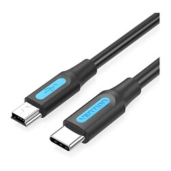 USB кабель Vention COWBD, MiniUSB, 0.5 м., Чорний