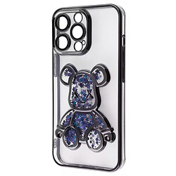 Чохол (накладка) Apple iPhone 12, Shining Bear, Чорний