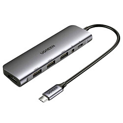 USB Hub Ugreen CM136, Сірий