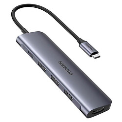 USB Hub Ugreen CM136, Сірий