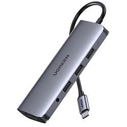 USB Hub Ugreen CM179, Сірий
