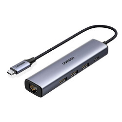 USB Hub Ugreen CM475, Сірий
