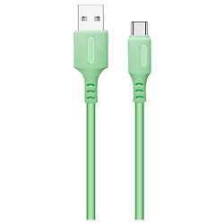 USB кабель ColorWay CBUC042, Type-C, 1.0 м., Зеленый
