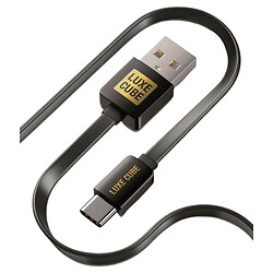 USB кабель Luxe Cube Flat, Type-C, 1.0 м., Чорний