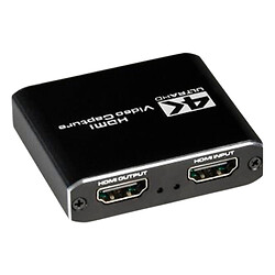 Адаптер Cablexpert UHG-4K2-0, HDMI, USB, 3,5 мм., Чорний