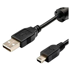 Кабель Atcom, USB, MiniUSB, 1.8 м., Чорний