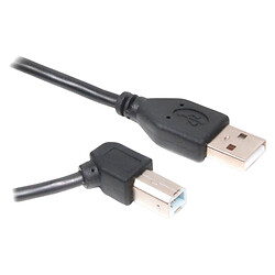 Кабель Cablexpert CCP-USB2-AMBM90-10, USB, Micro-B, 3.0 м., Чорний