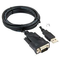 Кабель Cablexpert UAS-DB9M-02, USB, DB9M, 1.5 м., Чорний