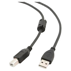Кабель Cablexpert CCP-USB2-AMBM-15, USB, Micro-B, 4.5 м., Чорний