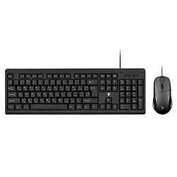 Клавіатура та миша 2E MK401, Чорний