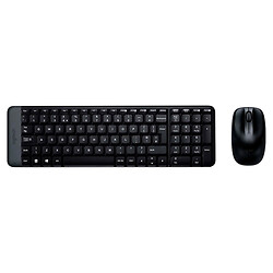Клавиатура и мышь Logitech MK220, Черный