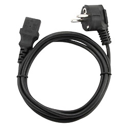 Мережевий кабель живлення Cablexpert PC-186, 1.8 м., Чорний