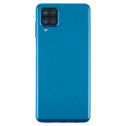 Задняя крышка Samsung A127 Galaxy A12, High quality, Синий