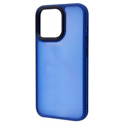 Чохол (накладка) Apple iPhone 12 / iPhone 12 Pro, Wave Matte Colorful Case, Синій