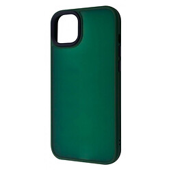 Чохол (накладка) Apple iPhone 13 Pro Max, Wave Matte Colorful Case, Dark Green, Зелений