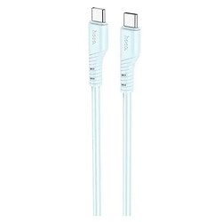 USB кабель Hoco X97 Crystal Color, Type-C, 1.0 м., Голубой