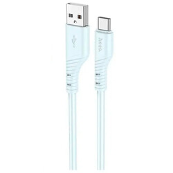 USB кабель Hoco X97 Crystal Color, Type-C, 1.0 м., Голубой