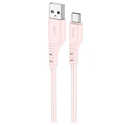 USB кабель Hoco X97 Crystal Color, Type-C, 1.0 м., Розовый