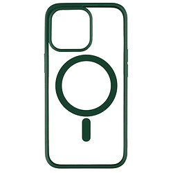 Чохол (накладка) Apple iPhone 13 Pro, Cristal Case Guard, MagSafe, Зелений