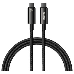 USB кабель Baseus CAWJ040001 Tungsten, Type-C, 1.0 м., Чорний