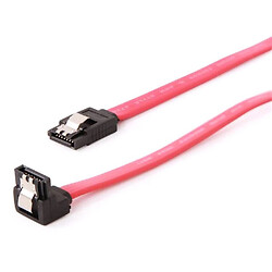 Кабель Cablexpert CC-SATAM-DATA90-0.3M, SATA, 0.3 м., Красный