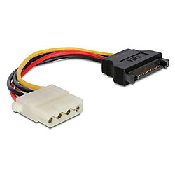 Кабель Cablexpert CC-SATA-PS-M, Molex, SATA, 0.15 м.