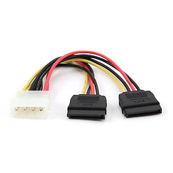 Кабель Cablexpert CC-SATA-PSY, Molex, SATA, 0.015 м.