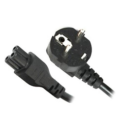Сетевой кабель питания Maxxter CL-15-6, 1.8 м., Черный