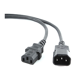 Мережевий кабель живлення Cablexpert PC-189, 1.8 м., Чорний