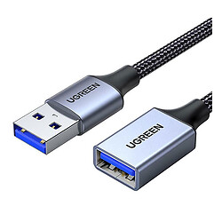 USB удлинитель Ugreen US115, 2.0 м., Черный