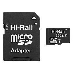 Карта пам'яті Hi-Rali MicroSDHC UHS-I U3, 32 Гб.