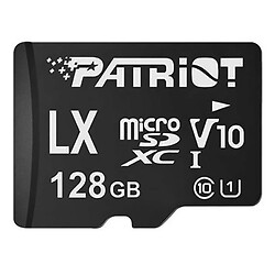 Карта пам'яті Patriot LX MicroSDXC UHS-I, 128 Гб.