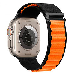 Ремешок Apple Watch 42 / Watch 44, Hoco iWatch WA20, Black Orange, Черный